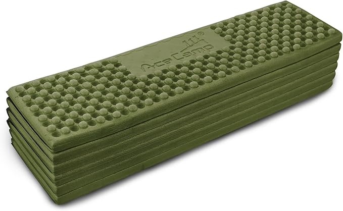 AceCamp Portable Foam Sleeping Pad, Full Length Accordion Sleeping Mat for Camping & Hiking, Lightweight, Soft & Compact Cushion for Sleeping Bag, Comfort, Tent, Rocky Terrain