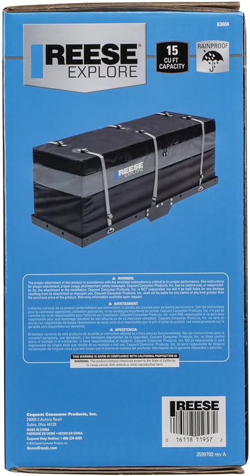 Reese Explore 63604 Rainproof Cargo Tray Bag