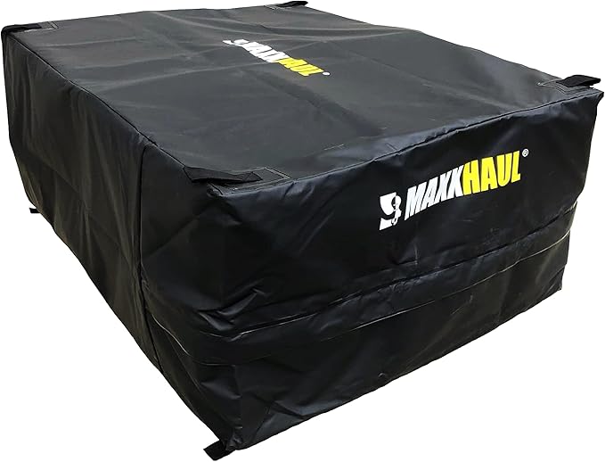 MaxxHaul 50130 Cargo Truck Bag - Heavy Duty and Water Resistant for Pick Up Truck or SUV's - 50" x 40" x 22" Black