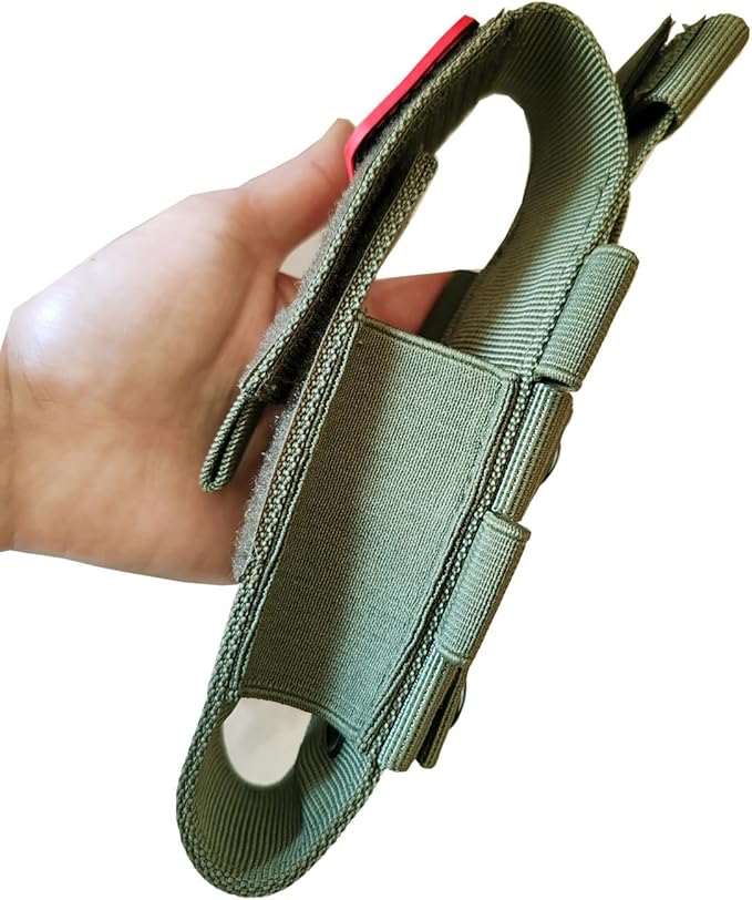 Laser Cut Molle Tourniquet Holder Pouch Tactical First Aid Kit Trauma Medical Shear Pouch Pen&Flashlight Holder IFAK TP Duty Belt Loop