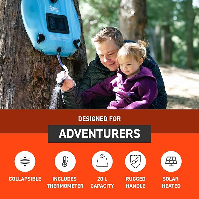 S.O.L. Survive Outdoors Longer Camping Shower 20L
