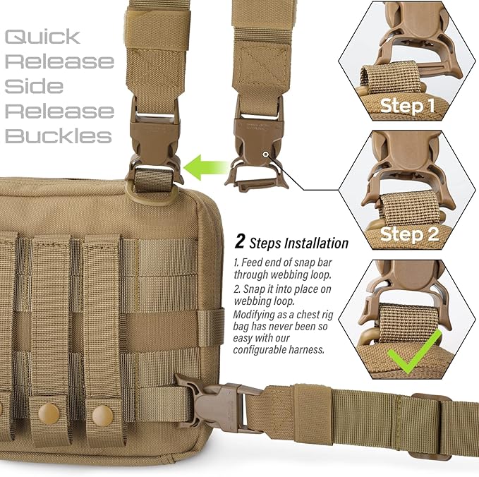 WYNEX Tactical Molle Admin Pouch of Laser Cut Design, Utility Pouches Molle Attachment Military Medical EMT Organizer with Map Pocket EDC EMT Pack IFAK Tool Holder Universal U.S.A Patch Included