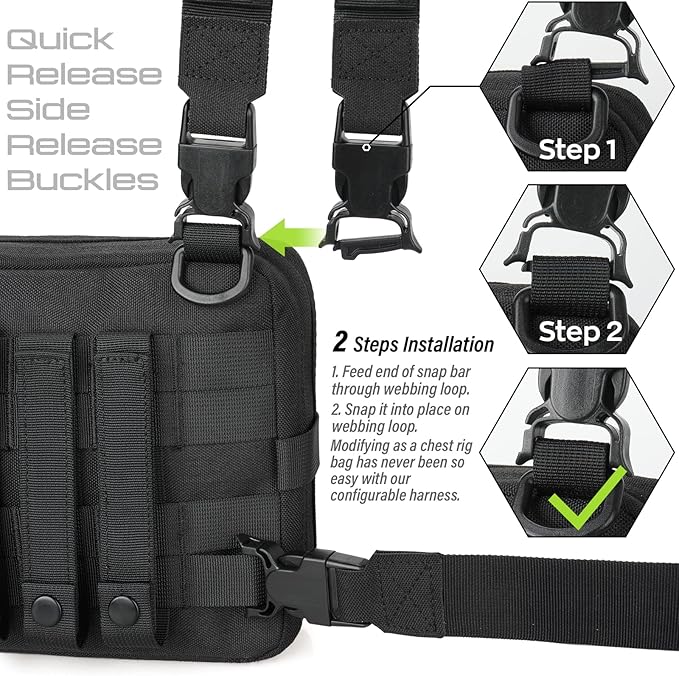 WYNEX Tactical Molle Admin Pouch of Laser Cut Design, Utility Pouches Molle Attachment Military Medical EMT Organizer with Map Pocket EDC EMT Pack IFAK Tool Holder Universal U.S.A Patch Included
