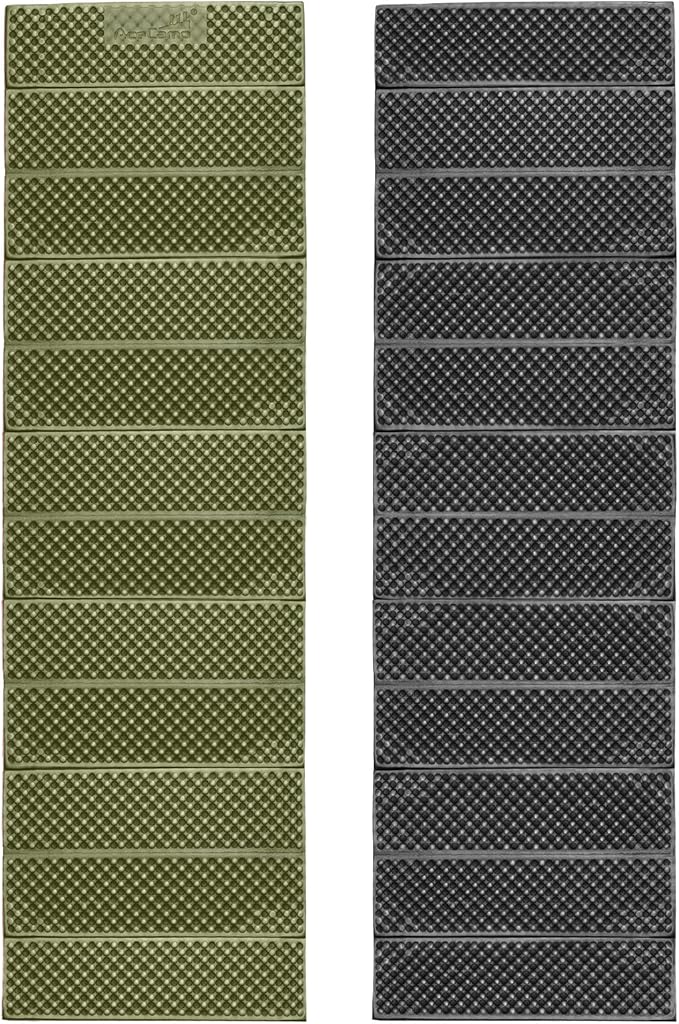 AceCamp Portable Foam Sleeping Pad, Full Length Accordion Sleeping Mat for Camping & Hiking, Lightweight, Soft & Compact Cushion for Sleeping Bag, Comfort, Tent, Rocky Terrain