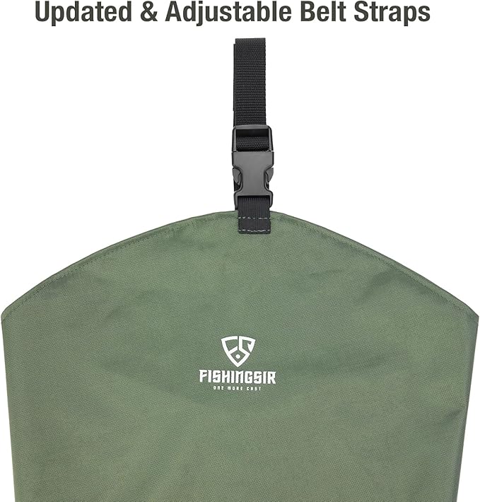 Hip Waders Waterproof Hip Boots Cleated 2-Ply Nylon/PVC Fishing Hip Wader