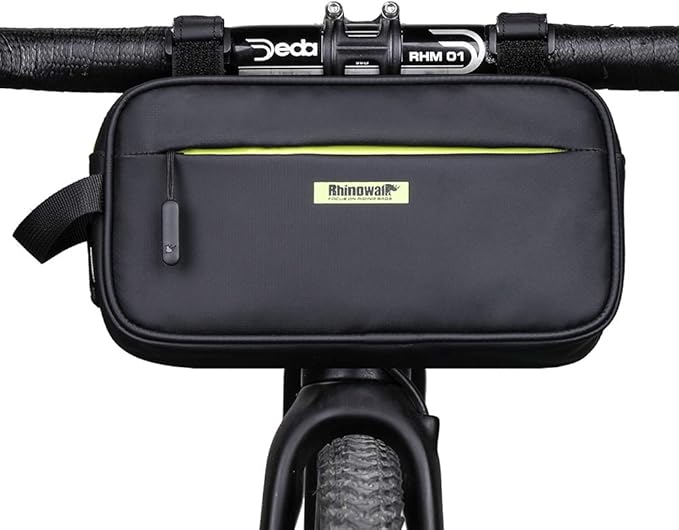 Rhinowalk Bike Handlebar Bag, Multifunctional Waterproof Mountain Bike Crossbar Front Bag Road Bike Basket Bicycle Frame Bag Waist Shoulder Bag Bicycle Bag Professional Cycling Accessories