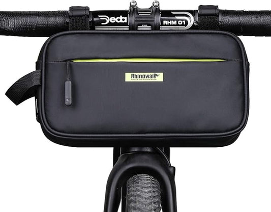 Rhinowalk Bike Handlebar Bag, Multifunctional Waterproof Mountain Bike Crossbar Front Bag Road Bike Basket Bicycle Frame Bag Waist Shoulder Bag Bicycle Bag Professional Cycling Accessories